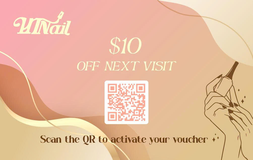 QR Card HT Nails - Ngang
