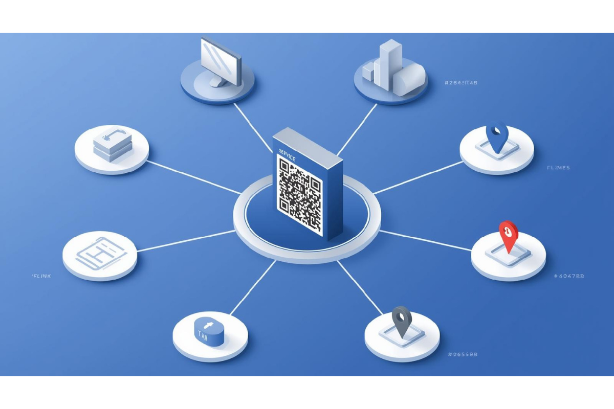 QR Landing Page features: menu, booking, payment, contact and social links